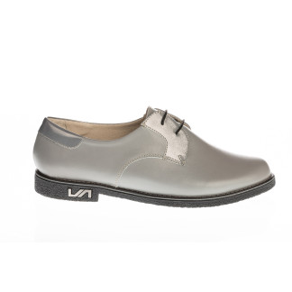 Pantofi femei piele 1724-249 gri