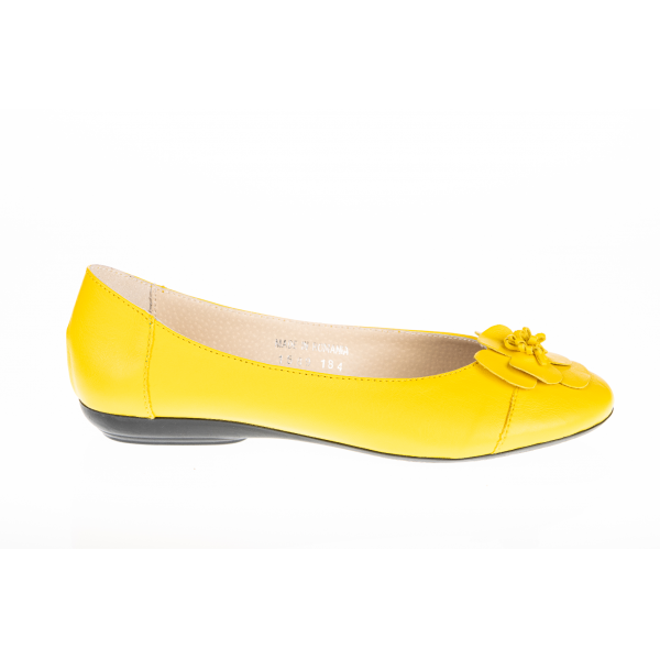 Balerini piele 04-1589-184 galben