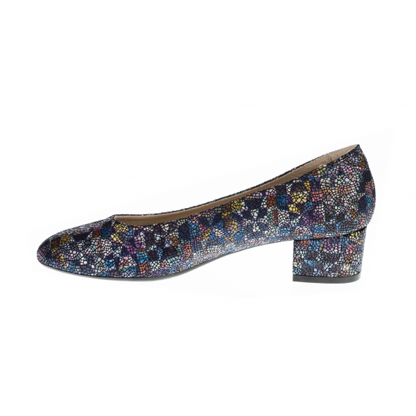 Pantofi femei piele 07-1685-3013 marmorat - imagine 2