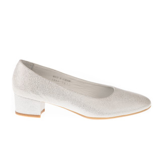Pantofi femei piele 1685-3013 alb sidef