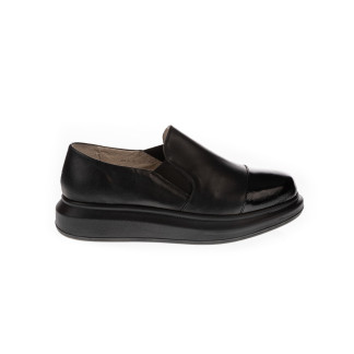 Pantofi femei piele 1730-255 negru+lac