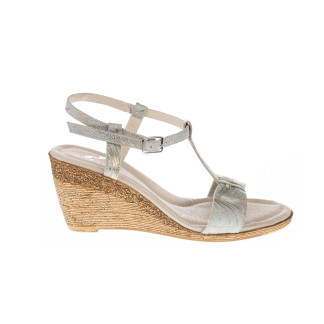 Sandale femei piele 2365-263 auriu model