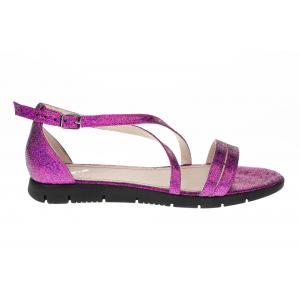Sandale femei piele 04-2371-227 fuxia metalizat
