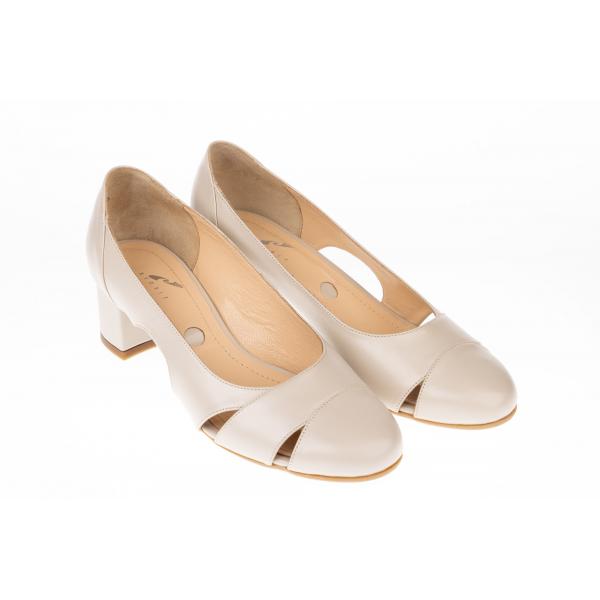 Pantofi femei piele 07-1690-333 nud - imagine 3
