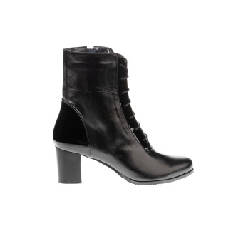 Ghete femei piele 3188-1438 negru+lac