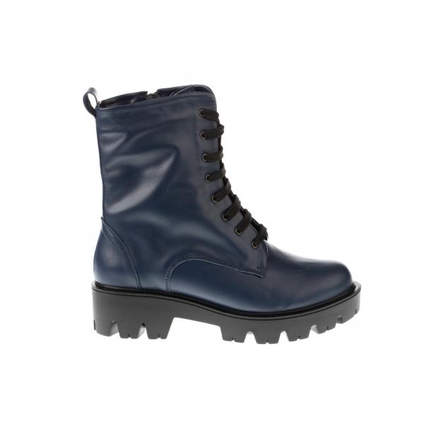 Ghete femei piele 04-3191-256 bleumarin