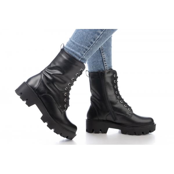 Ghete femei piele 04-3191-256 negru - imagine 4