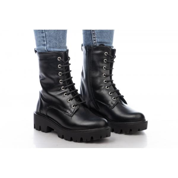 Ghete femei piele 04-3191-256 negru - imagine 7