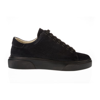 Pantofi bărbați piele 5083-280 negru piele întoarsă