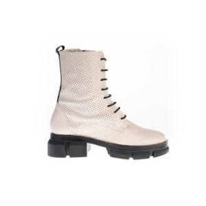 Ghete femei piele 04-3205-286 bej perforat