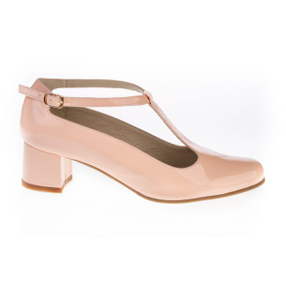 Pantofi femei piele 1771-333 nude lac