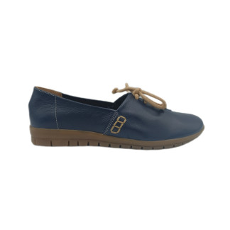 Pantofi femei piele 1728-253 bleumarin