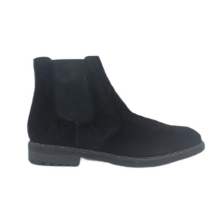 Ghete bărbați piele 6128-293 negru piele întoarsă