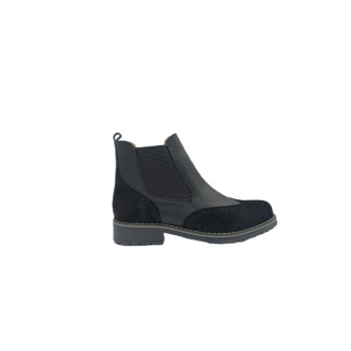 Ghete Femei Comart – Piele Naturală  negru +piele întoarsă negru  Cod Produs: 3216-295
